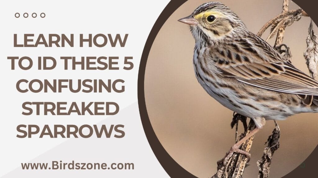 Learn How To ID These 5 Confusing Streaked Sparrows